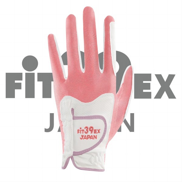 Dunlop TGG0462W Tennis Women's Gloves (Both Hands Set) Pink White L
