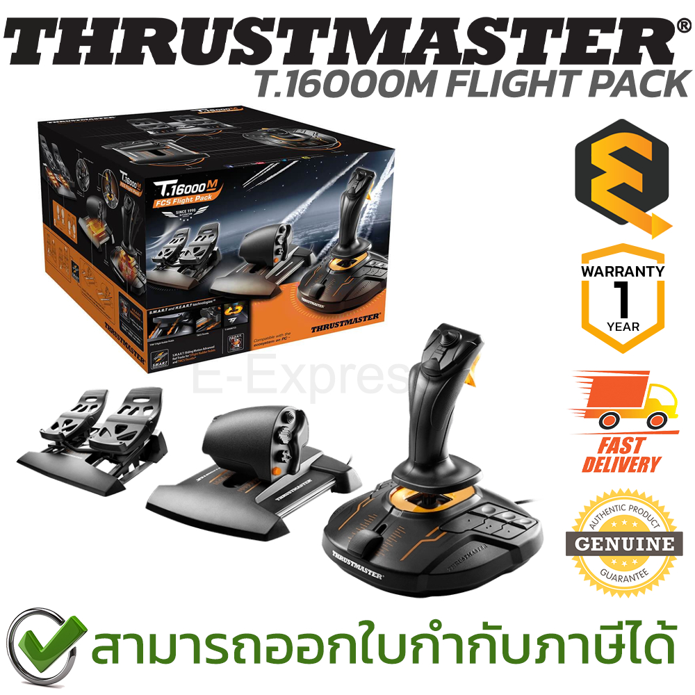 Thrustmaster Joy-Stick Set [2960782] T.16000M FLIGHT PACK เซท ...
