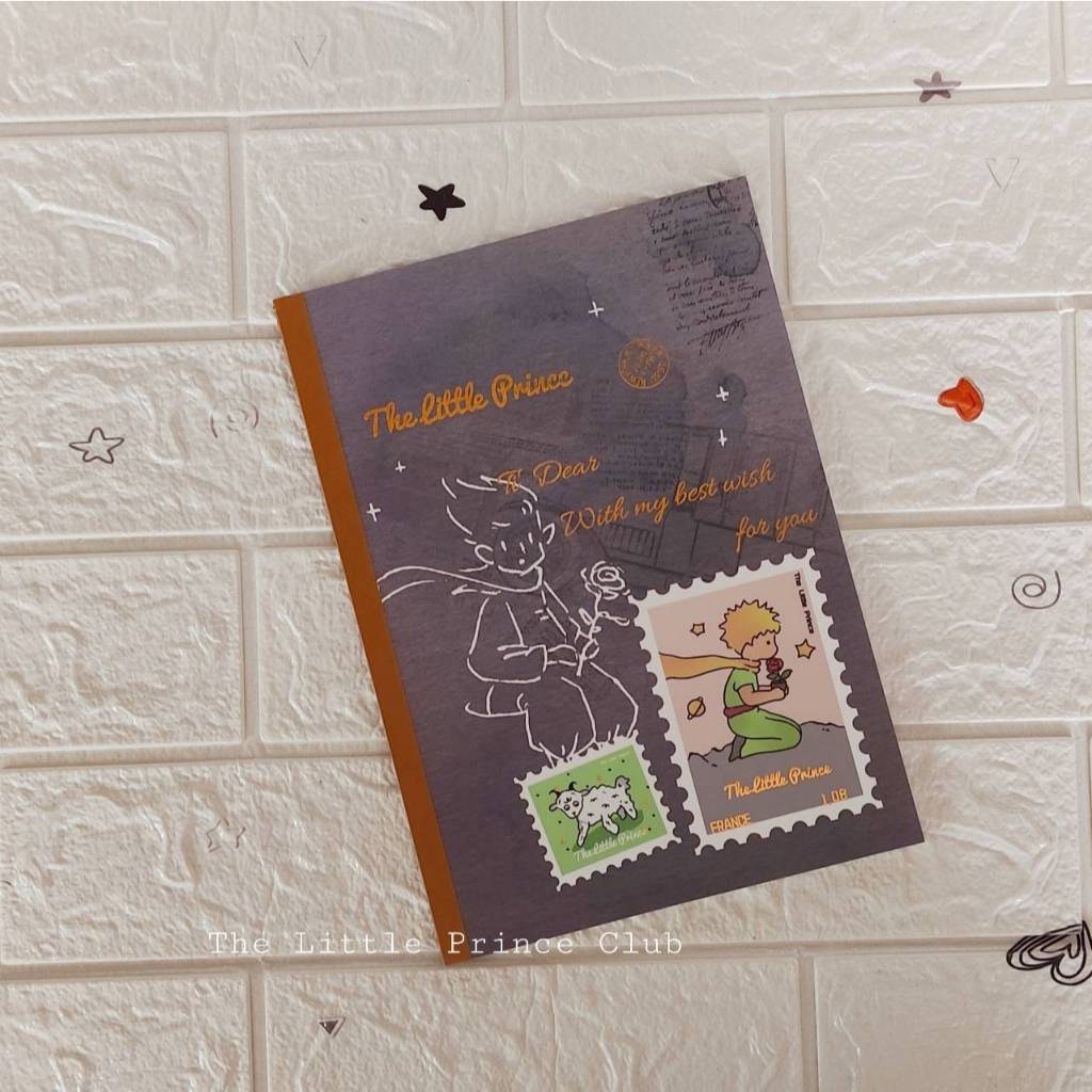 สมุดโน๊ต ปกลายสแตมป์เจ้าชายน้อย The Little Prince Notebook (B5 ...