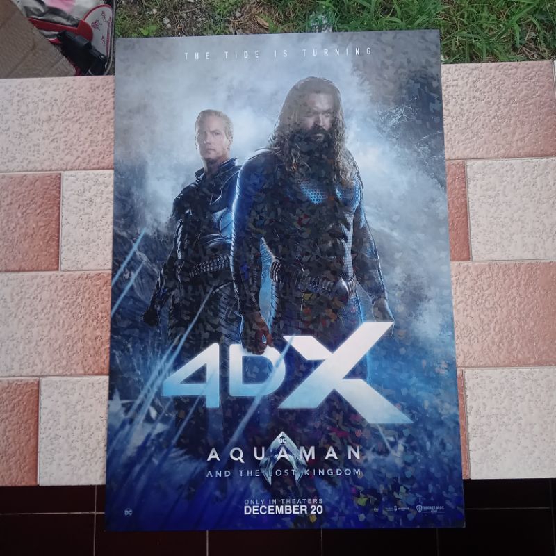 โปสเตอร์หนัง 4DX Poster Aquaman and The Lost Kingdom | Shopee Thailand