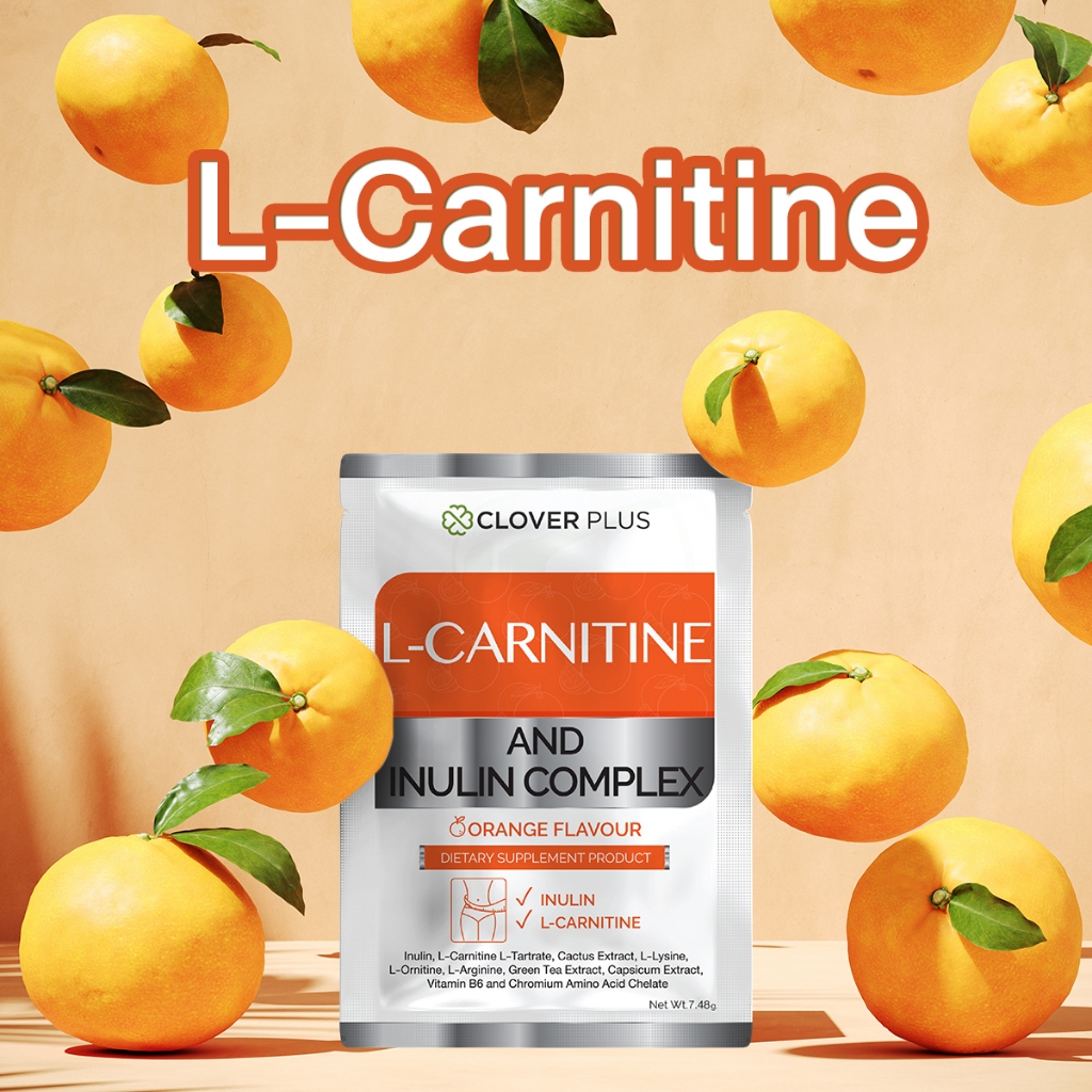 Clover Plus L-CARNITINE AND INULIN COMPLEX แอลคาร์นิทีน (20 ซอง ...