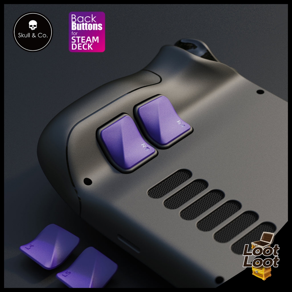 Skull & Co. Back Button Enhancement Set for Steam Deck & OLED (4pcs ...