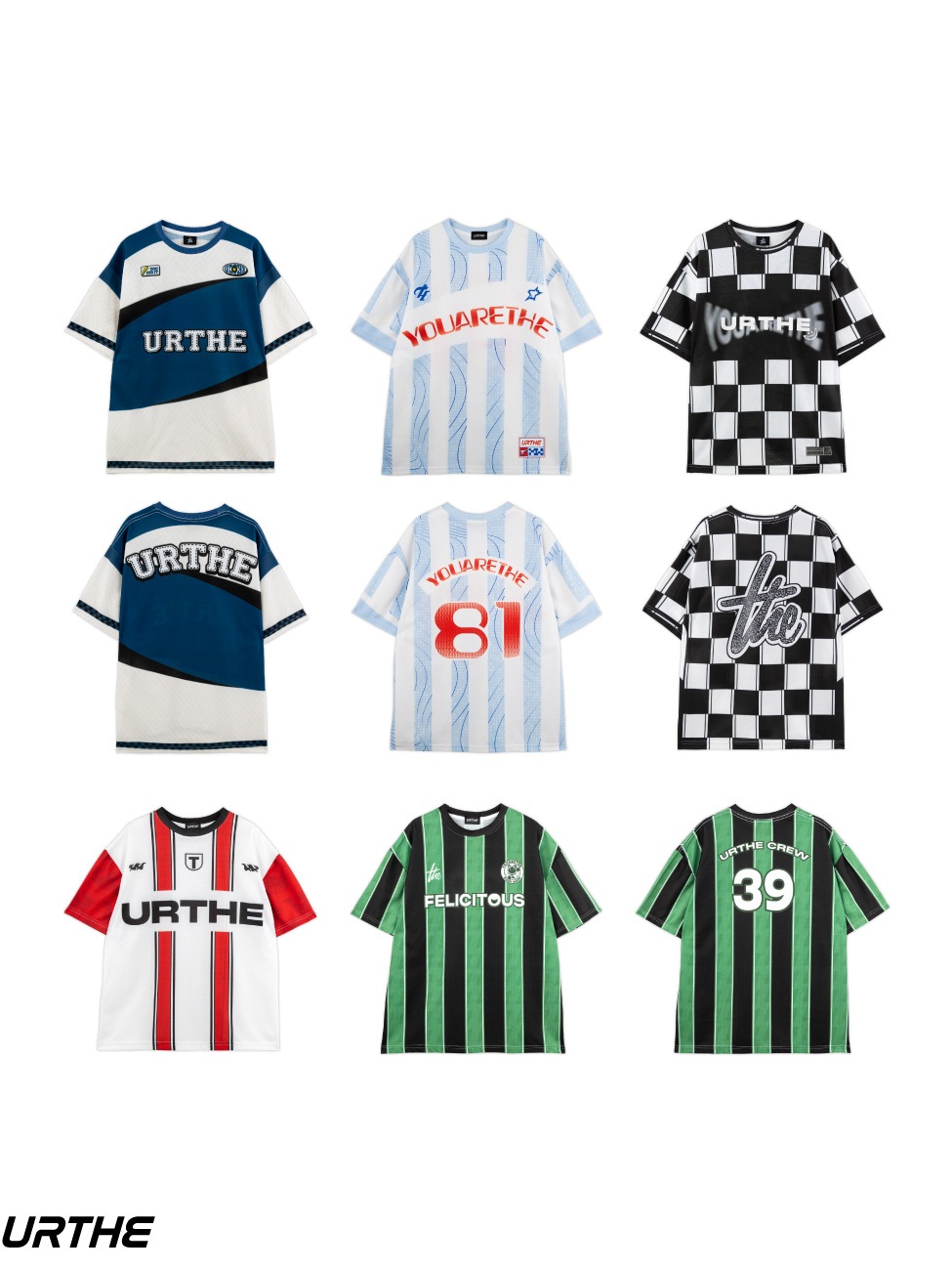 URTHE - เสื้อยืด เเขนสั้น ปริ้นลาย รุ่น URTHE F.C. | Shopee Thailand