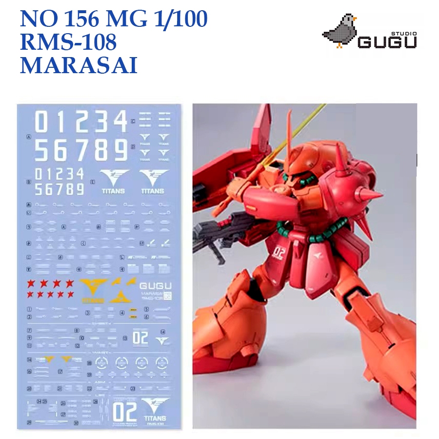 GUNDAM HGUC 1/144 RMS-108 Marasai Model Kit - High Grade Universal Century