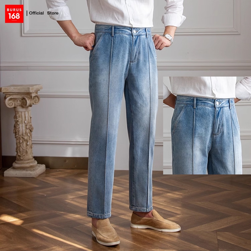 2 LTALIAN Denim Pants VINTAGE Luxury BURUS Shopee Thailand
