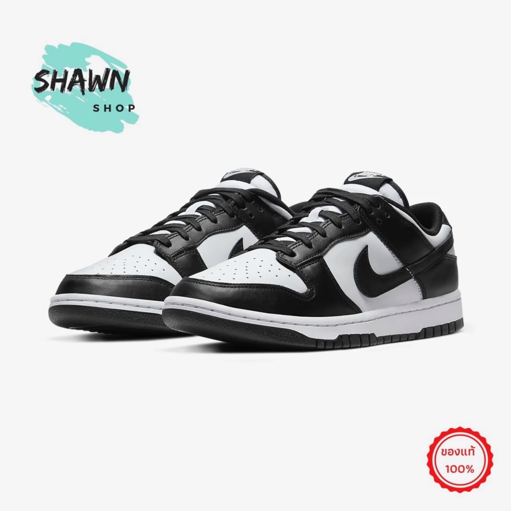 NIKE DUNK LOW RETRO PANDA DD1391 100 100 Shopee Thailand