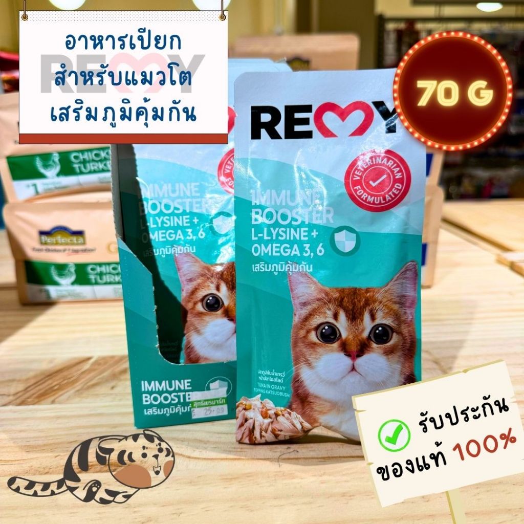 Remy - Cat - Food Pouch 70G - เรมี อาหารเปียกแมว ซอง 70 กรัม | Shopee ...
