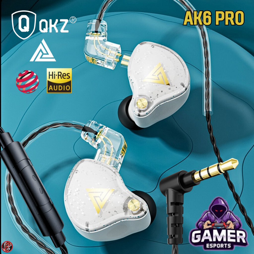หูฟัง สมอลทอร์ค QKZ AK6-Pro รูปทรงสวยงาม เสียงดี เล่นเกม ดูหนังฟังเพลง ...