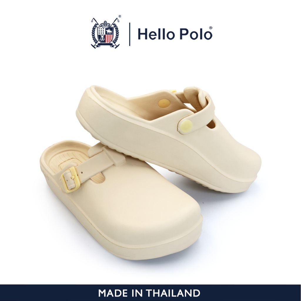 Hello Polo รุ่น HP8036 รองเท้าแตะแบบสวมเปิดปลายเท้า EVA พื้นนุ่ม แฟชั่น ...