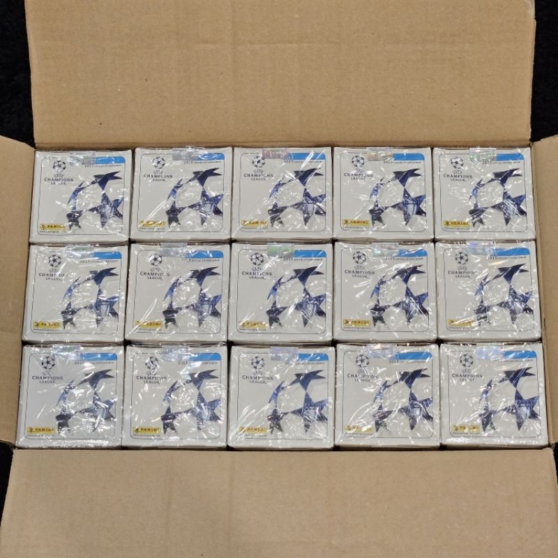 กล่องสติ้ก เกอร์ 2012-13 Panini UCL Stickers (1 Box = 50pack ) | Shopee ...