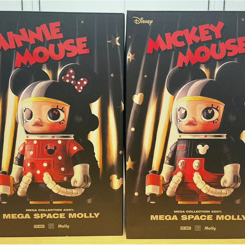 ミッキーマウス - MEGA コレクション400％ SPACE MOLLY Mickey Mouse POP MART MEGA SPACE MOLLY 400% MINNIE & MICKEY Series – WHOOPEA