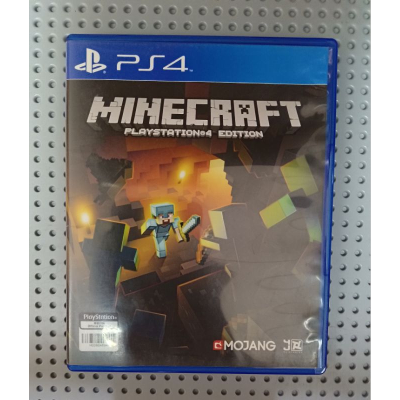แผ่นเกม PS4 (มือ2) : MINECRAFT PLAYSTATION 4 EDITION (ปกกล่องมีรอยขนแมว ...