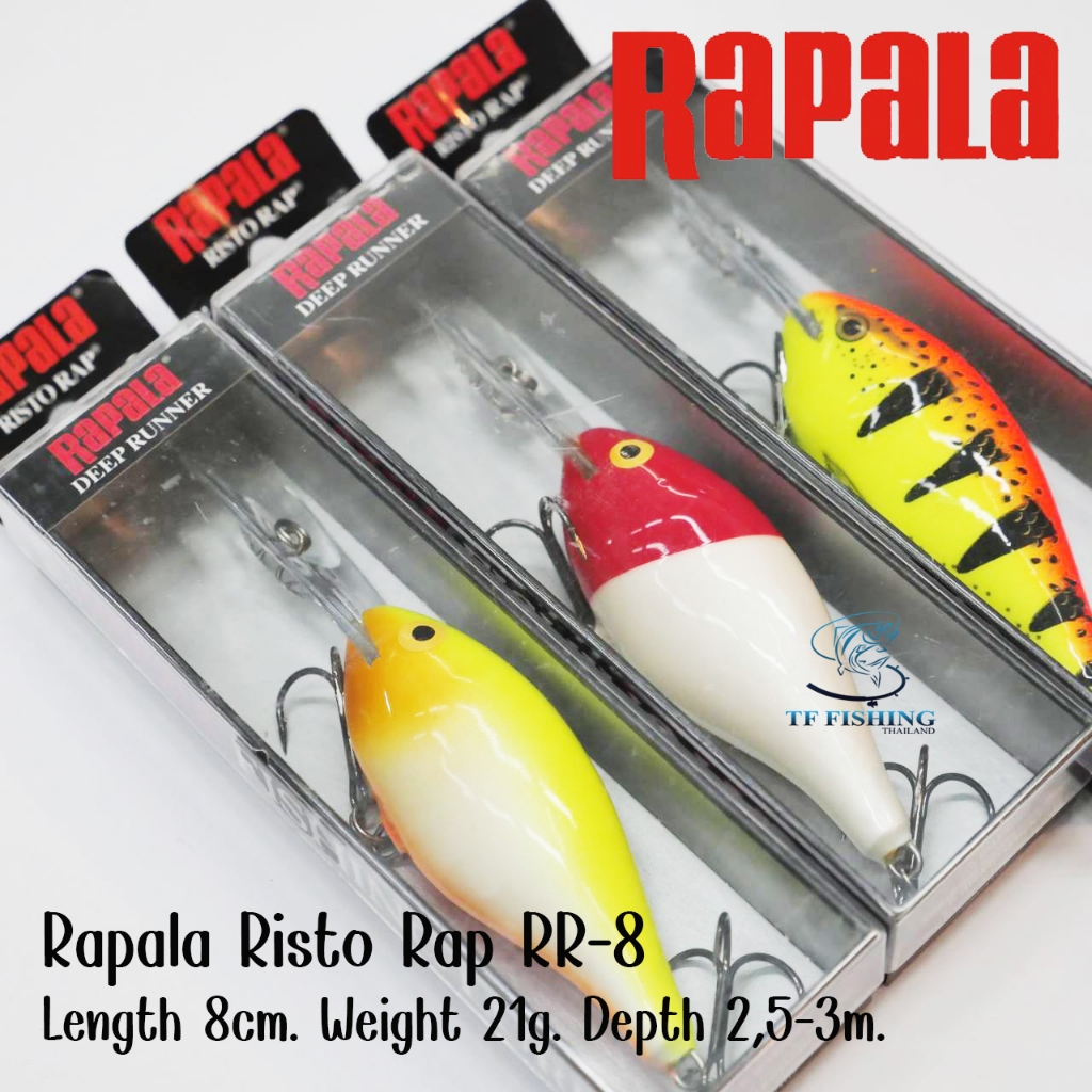 Rapala Risto Rap RR8 ราพาล่า ริสโต้ 8 ซม. | Shopee Thailand