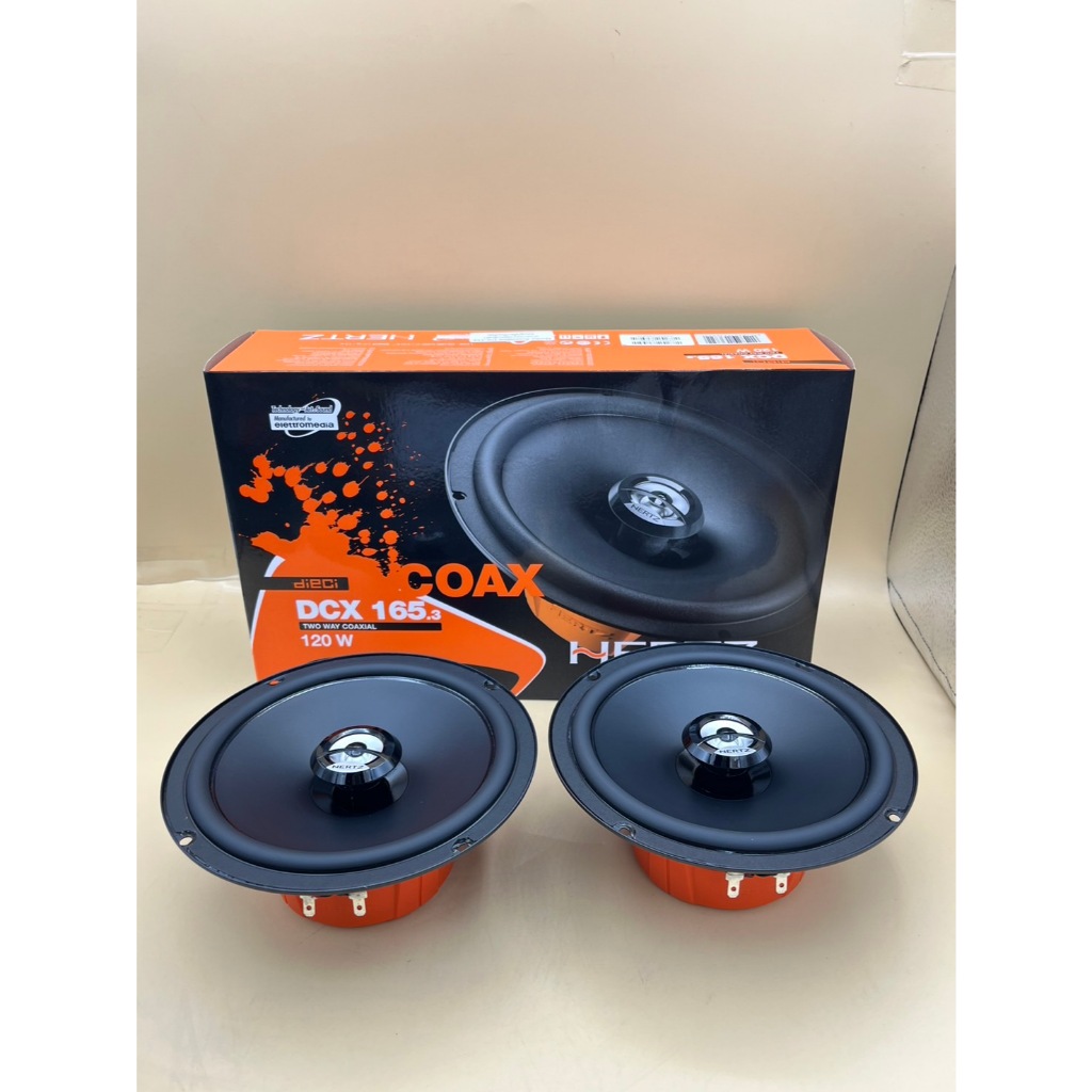 ลำโพง HERTZ ลำโพงแกนร่วมติดรถยนต์ รุ่น DCX165.3 ขนาด 6.5 นิ้ว 120W 4 ...