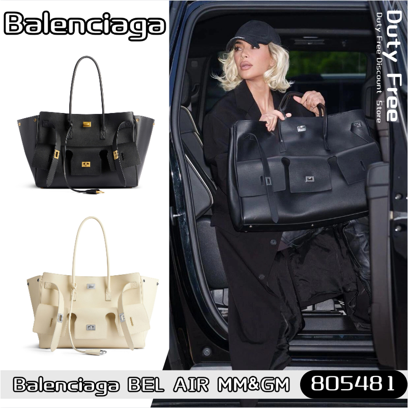 Balenciaga WOMEN S BEL AIR MEDIUM CARRY ALL BAG IN BLACK