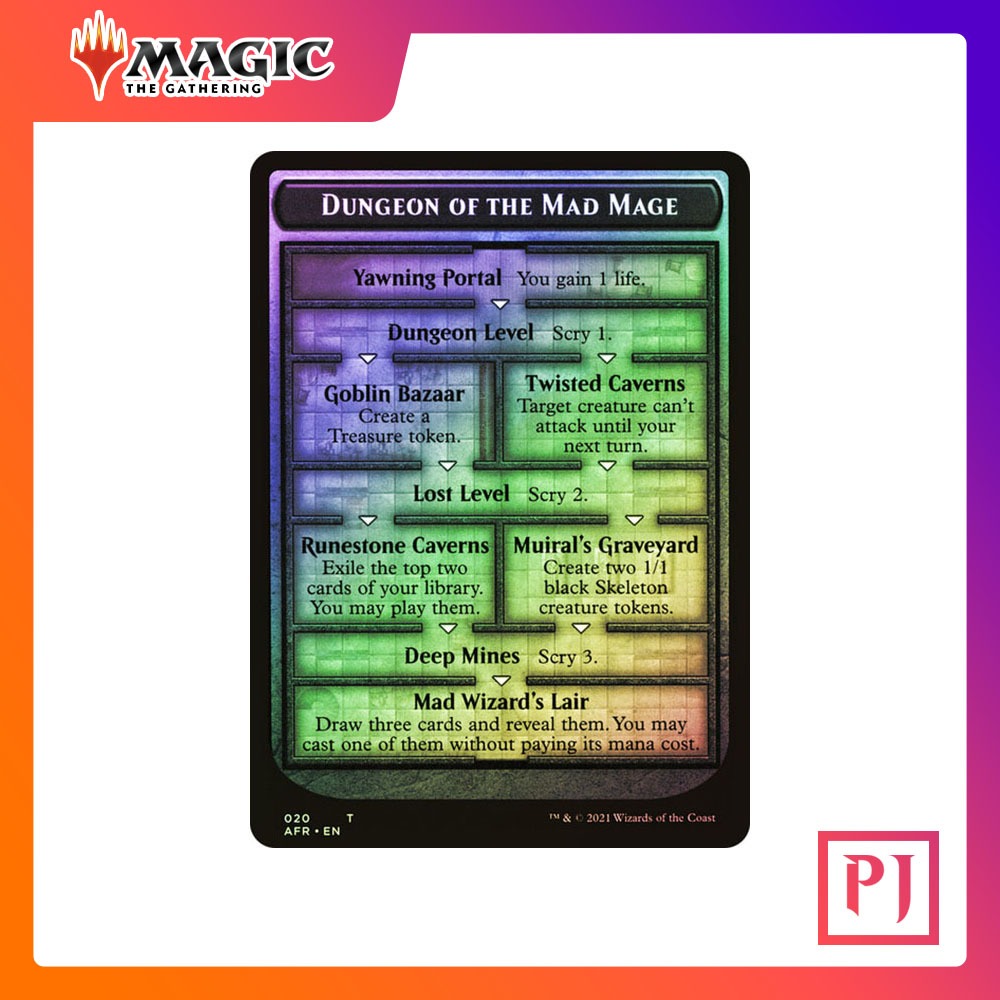 [MTG] Undercity Dungeon #020 {AFR} [TOKEN] [COMMON] [FOIL] [ENG] (การ์ด ...