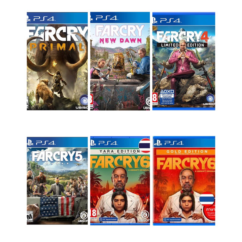 แผ่น PS4 เกม FARCRY รวมหลายภาค [ มือ 2 ] มีสต็อคพร้อมส่ง!! | Shopee ...