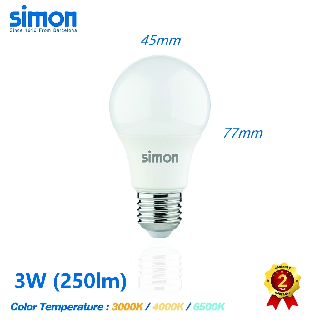 Simon หลอดไฟ LED 3W 5W 7W 9W 11W 13W 15W หลอดไฟแอลอีดี โคมไฟ LED Bulb ...
