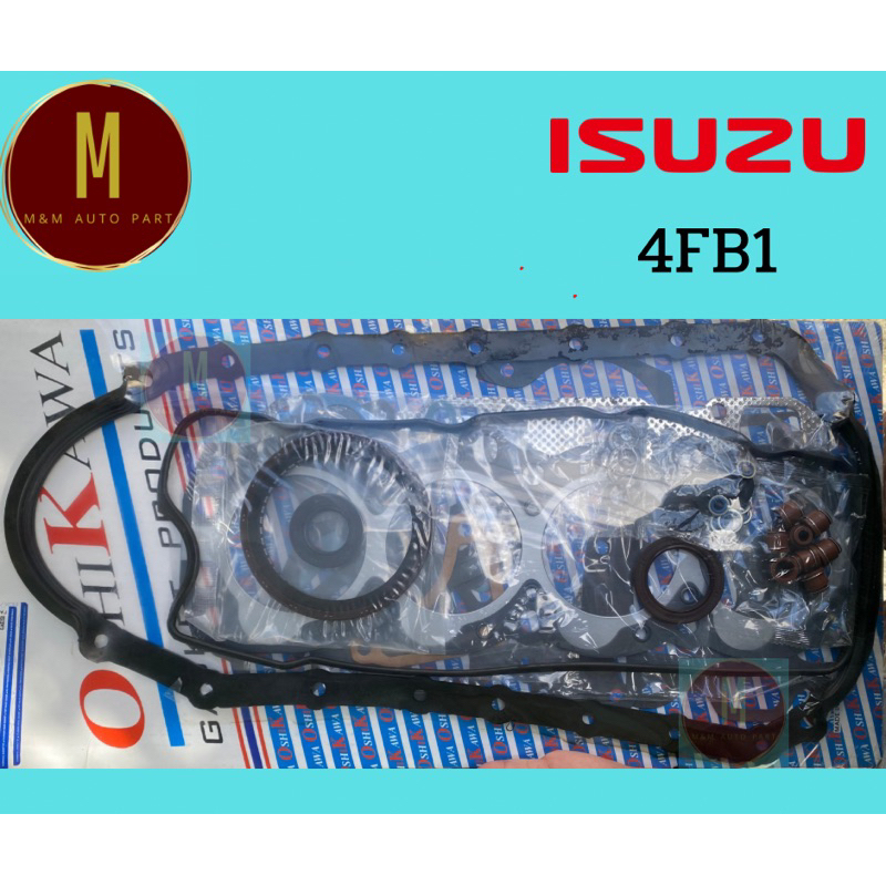 ประเก็นชุดใหญ่ ISUZU 4FB1 (ฝาเหล็ก) GEMINI 1800CC (86.0 MM) ยี่ห้อ ...