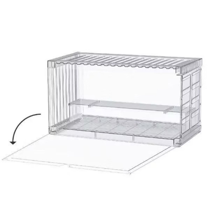 POP display box transparent assembled container | Shopee Thailand