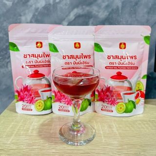 (khuyến mãi 3 gói, tổng 60 túi) ชาแดงปันนี่ thảo dược hỗ trợ tiêu hoá