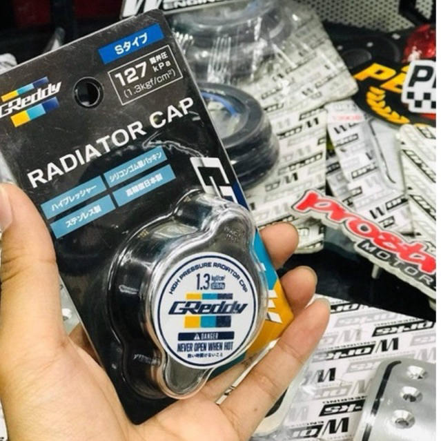 ฝาปิดหม้อน้ำ TRUST GReddy Radiator Cap แท้ ญี่ปุ่น ใส่ได้สำหรับรถหลาย ...