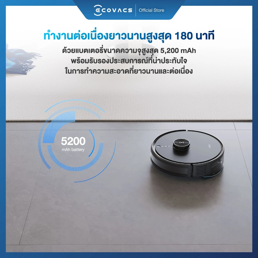 ECOVACS YEEDI Y1 PRO SERIES หุ่นยนต์ดูดฝุ่น ถูพื้น อัจฉริยะ - Smart Robotic Vacuum and Mop Cleaner