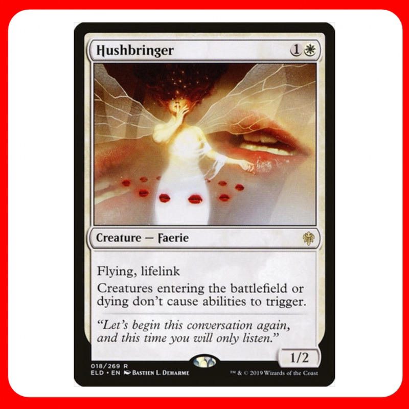 [MTG] Hushbringer [ELD] [WHITE] [RARE] [NORMAL] [ENG] (การ์ดเมจิค ...