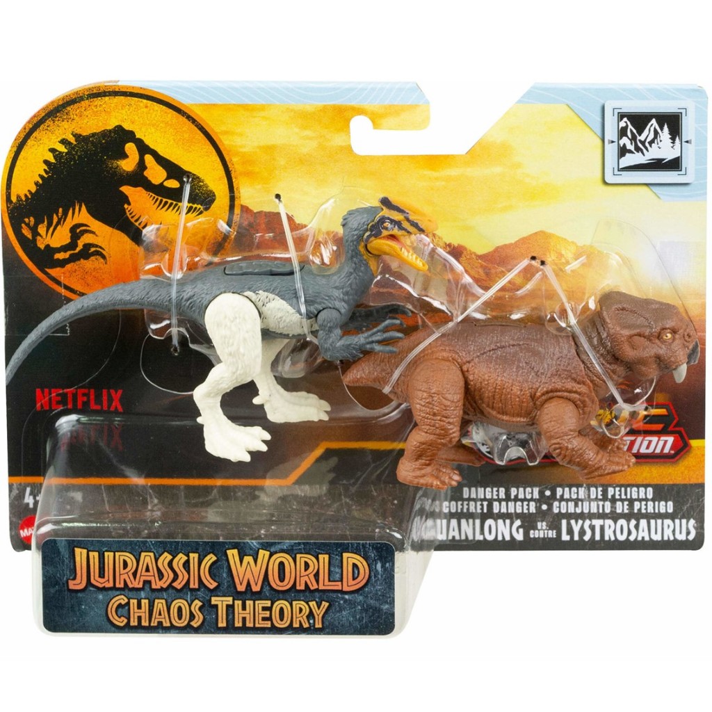 Jurassic World Danger Pack Dinosaur Action Figure รุ่น HLN49 | Shopee ...