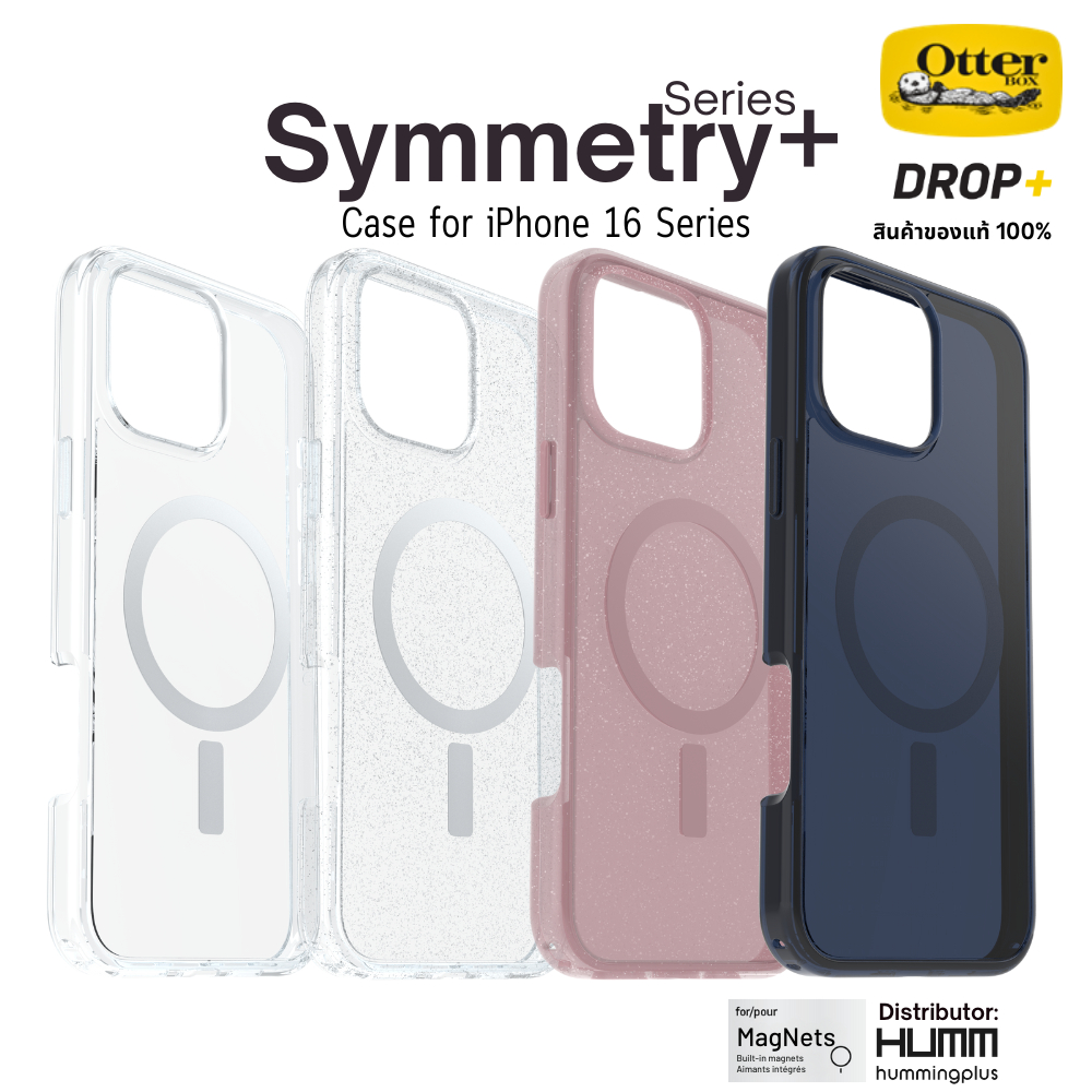 OtterBox Symmetry Clear Magnets Case เคสกันกระแทก สำหรับ iPhone 16 I 16 ...