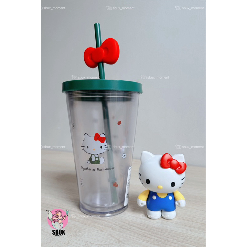 (พร้อมส่ง) Hello Kitty Cold Cup (16oz.) Hello Kitty x STARBUCKS ...