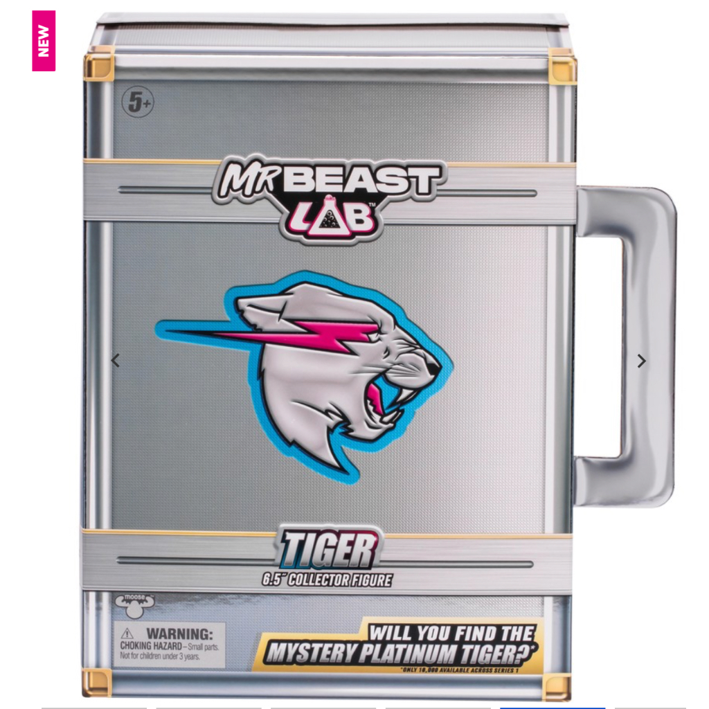 มิสเตอร์บีส MrBeast Lab Apex Beast Collector Figure - Apex Beast Tiger ...
