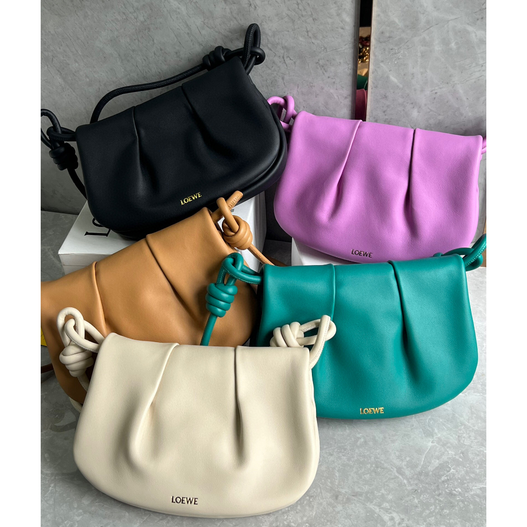 พรี-ราคา9500-loewe-paseo-satchel-หนังแท้-กระเป๋าสะพายข้าง-กระเป๋าสะพาย25-17-8cm