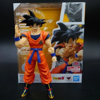 ของแท้💥มือสอง S.h.figuarts Goku a Saiyan Raised on Earth SHF อุปกรณ์ครบ   ราคาถูก ดราก้อนบอล