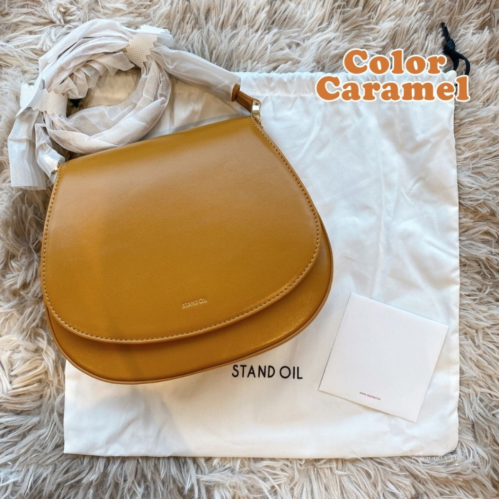 พร้อมส่ง-ของแท้-stand-oil-clam-cross-bag-2-colors