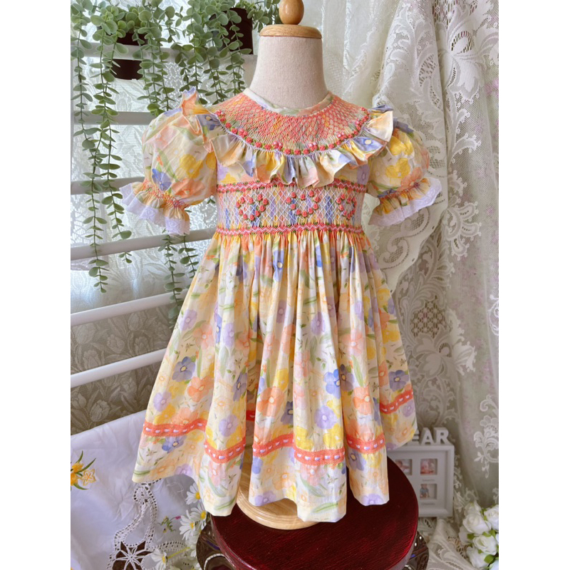 Tie up Smock - Pure Cotton