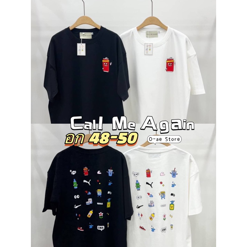 เสื้อยืด-plassize-callmeagain-กระป๋องโค้ก-อก-48-50-สไตล์เกาหลี