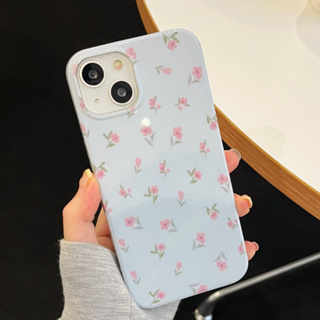 💎จัดส่งภายใน24ชม💎เคสไอโฟน สำหรับ for iPhone 11 13 14 Soft Case 12 Pro Max case ดอกไม้ ป้องกันการตก เคสโทรศัพท์