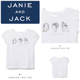 FASHION TRIO TEE เสื้อยืดแขนตุ๊กตา แบรนด์ janie and jack