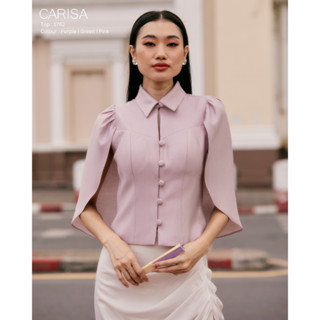 เสื้อผ้าไหมสังเคราะห์เนือดี เฉพาะที่ร้าน Carisa เท่านั้น ผ้าใส่สบาย ตัดเย็บอย่างดี งานเกรดพรีเมี่ยม เหมือนสั่งตัด [5762]