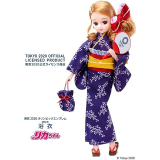 TAKARA TOMY Licca-chan Yukata Tokyo 2020 สัญลักษณ์โอลิมปิก