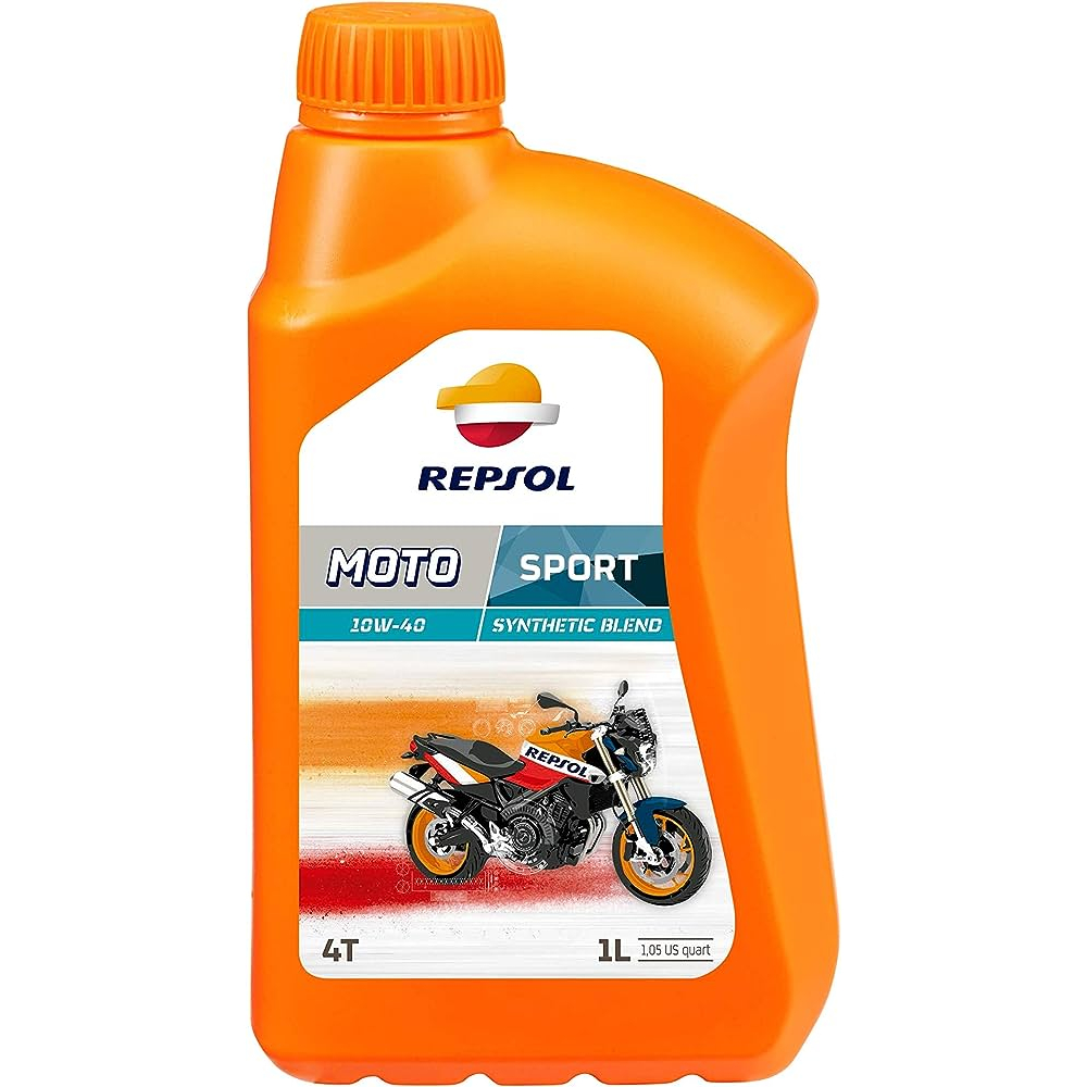 น้ำมันเครื่องสังเคราะห์ Repsol 10w-40 Sport ปริมาณ 1 ลิตร สำหรับรถบิ๊ก ...