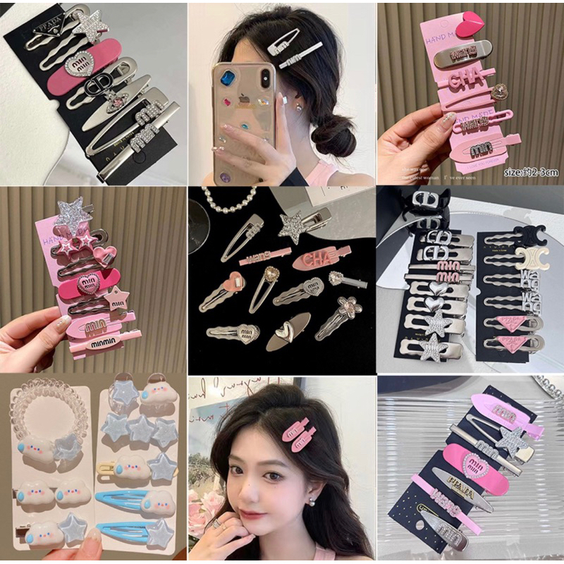 พร้อมส่ง-กิ๊บสแตนเลสงานเกาหลี-งานสวย-ติดเก๋ๆได้เลยค่ะ-เหมาะกับทุกฤดู