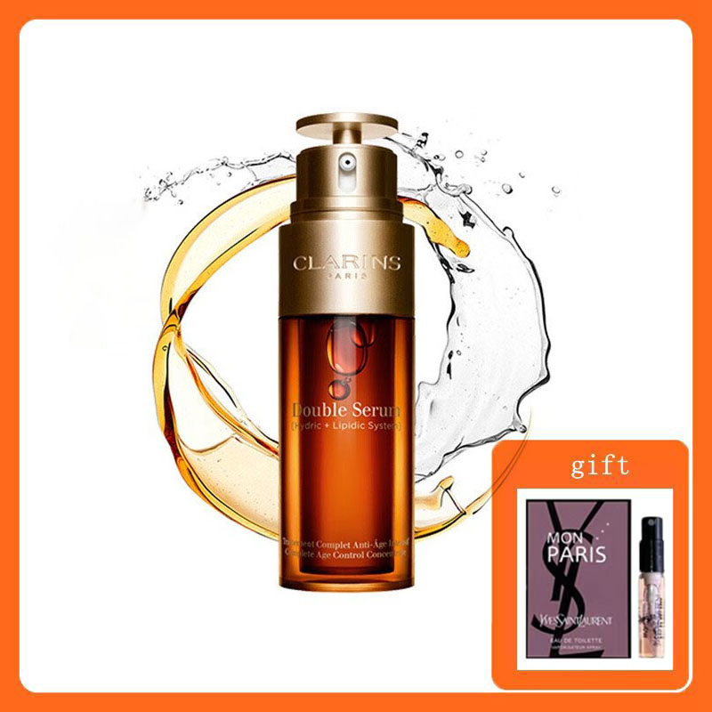 cl-arins-double-serum-complete-age-control-hydric-lipic-50ml-เซรั่มสูตรน้ำและน้ำมั