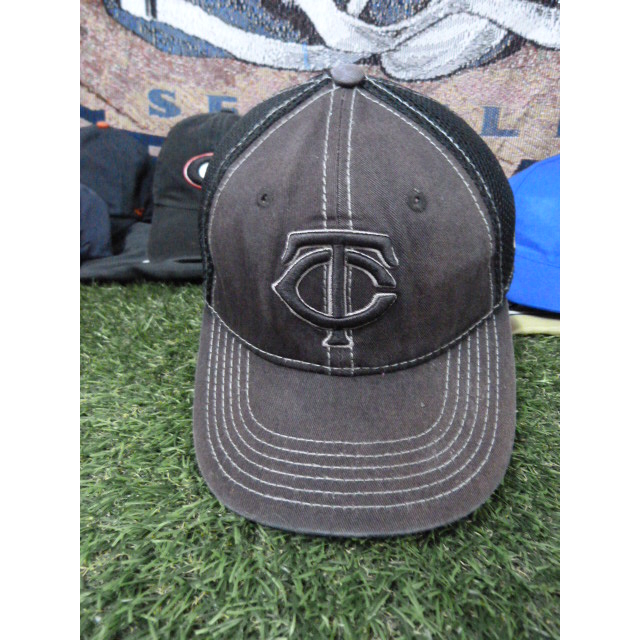 หมวกเบสบอล MLB MINNESOTA TWINS stealth mode black fitted baseball cap