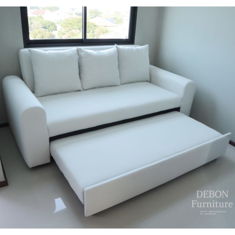 โซฟา sofa โซฟาปรับนอน sofabed โซฟาเบด รุ่น Ocean 3ที่นั่ง | Shopee Thailand