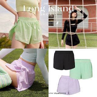 FLAT2112 FSP0023 : LONG ISLAND SHORTS กางเกงขาสั้นผู้หญิง ออกกำลังกาย ใส่สบาย