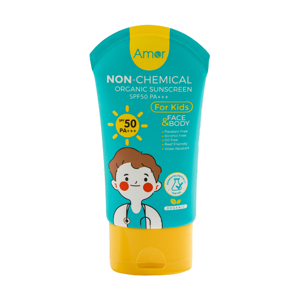 Amor NonChemical Organic Sunscreen SPF50 PA++ Shopee Thailand