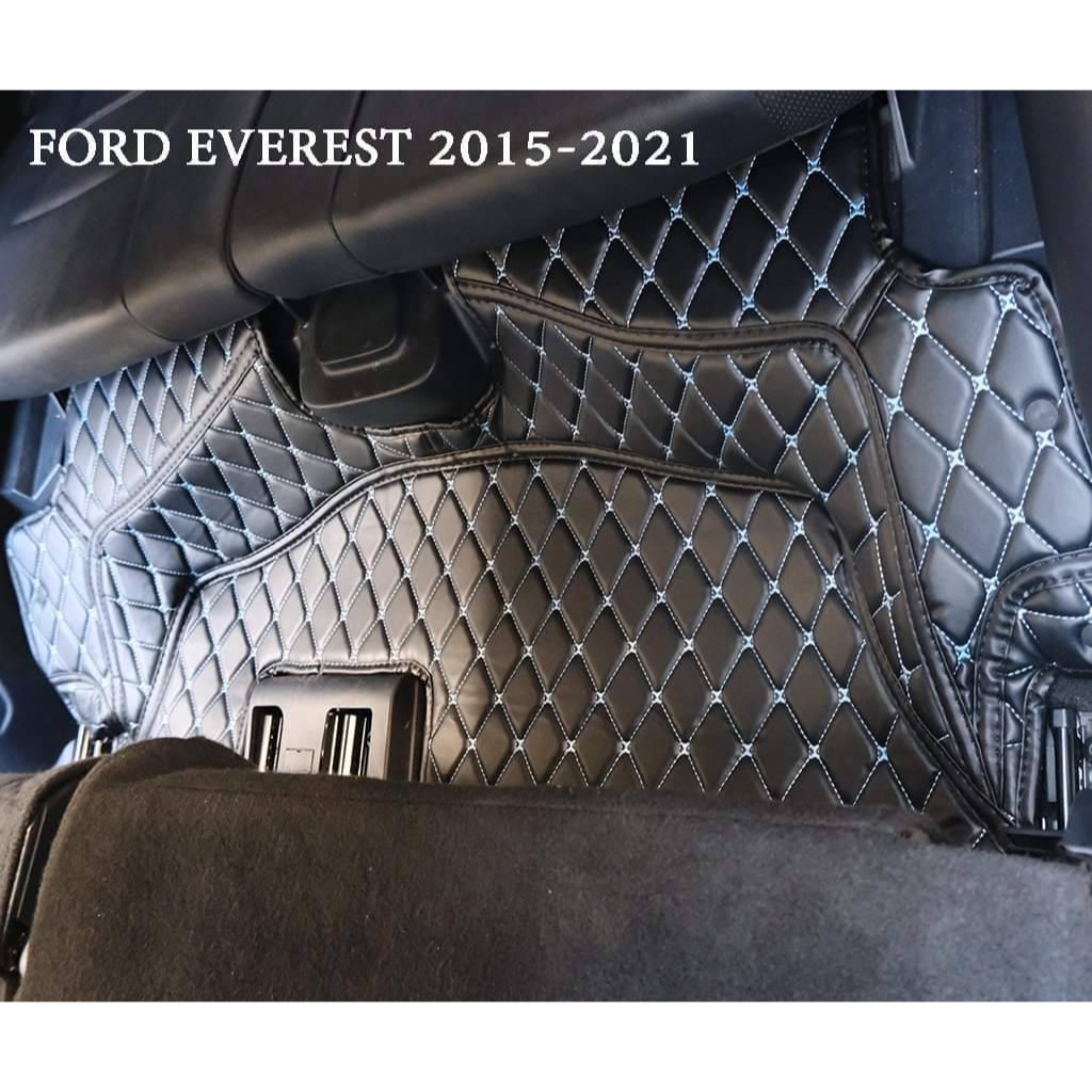 ของแถม2อย่างพรมราคาพิเศษ6d-ฟอร์ด-ford-everest-2015-2021puแท้100-วัสดุ2ชั้น-หนาและมีพร้อมเซทใย
