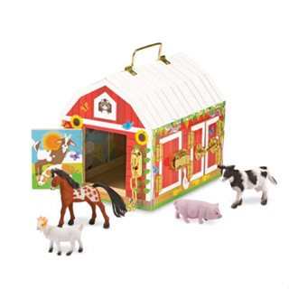 ชุดเล่นฟาร์มเปิดกลอน 5 แบบ Melissa &amp; Doug Latches Barn Unique!